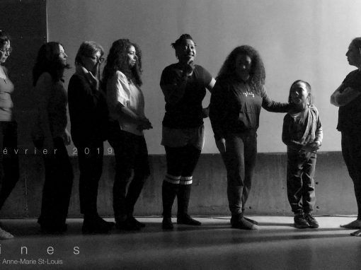 Photo des participants à l'atelier de théâtre, Racines.