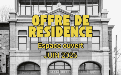 Espace ouvert | Offre de résidence